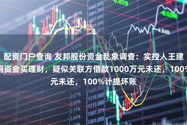 配资门户查询 友邦股份资金乱象调查：实控人王建忠家族占用资金买理财，疑似关联方借款1000万元未还，100%计提坏账